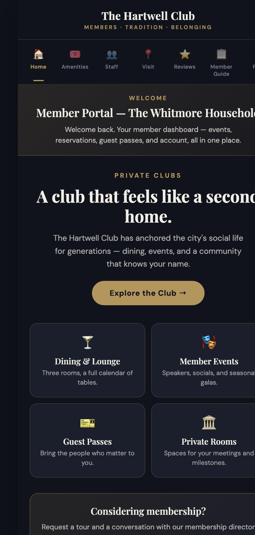 The Hartwell Club preview